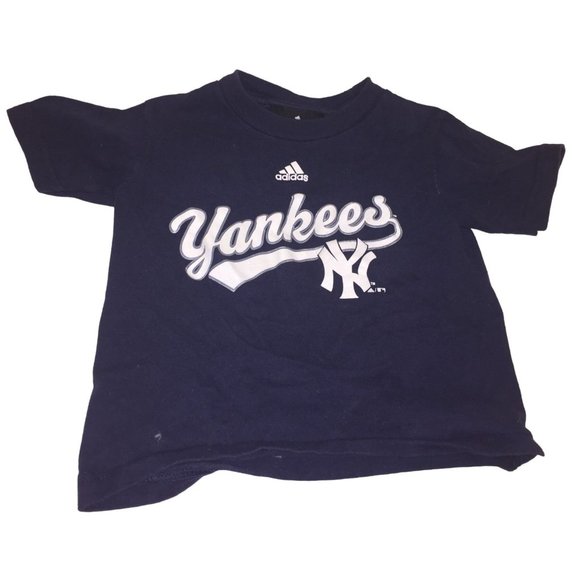 Vintage Toddler YANKEES T Shirt Size 3T Sports Souvenir New York Yankees